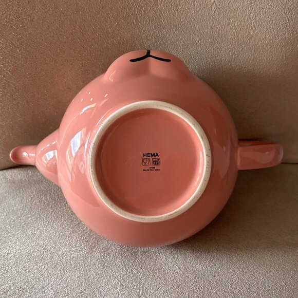 Pink Cat Ceramic Teapot - Picture 6 of 6